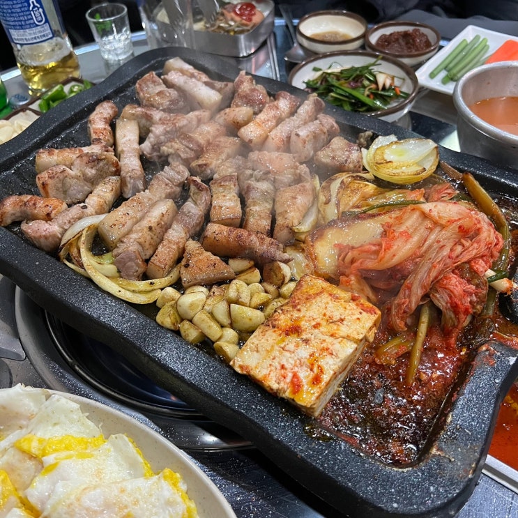  [평택세교동맛집 마포구이한판] 계란후라이 무한리필 삼겹살집 두번째 방문 후기