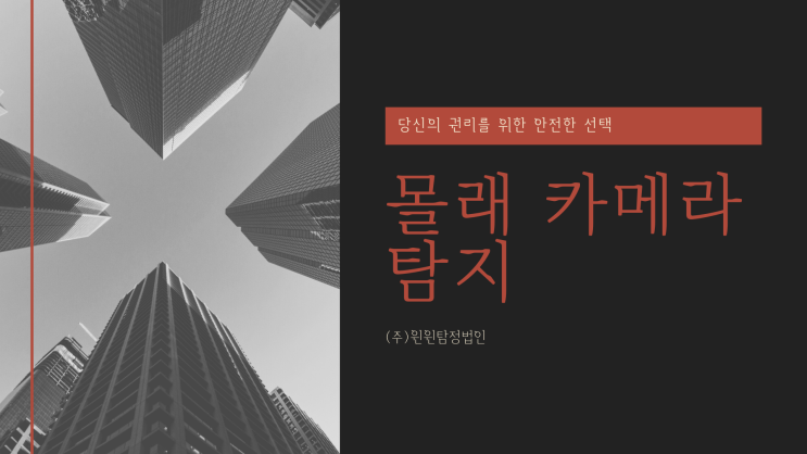  몰래카메라검사