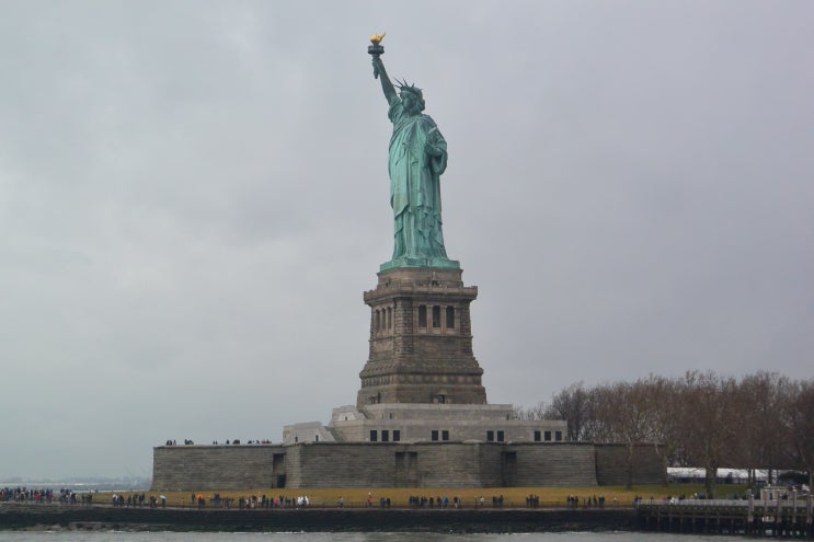 미국 "뉴욕" 겨울 여행 - 자유의 여신상 & 허드슨강 맨해튼 유람선 투어