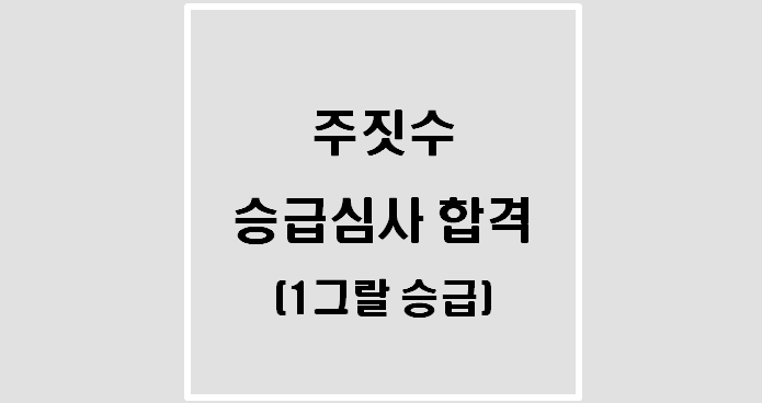  [운동] 주짓수 승급심사 1그랄(청주 분평동 파라에스트라)