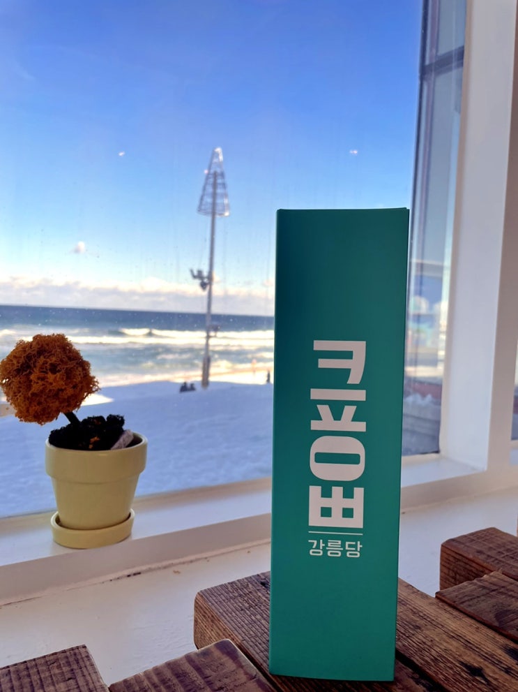  [강릉카페]안목해변 커피거리 강릉당 커피콩빵