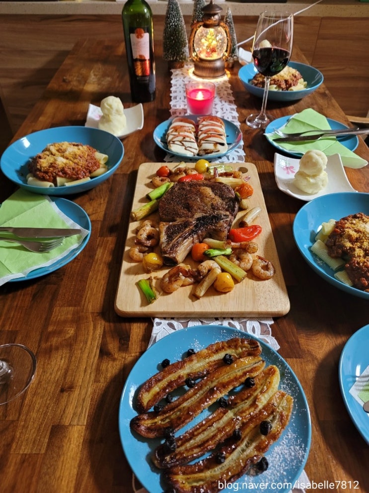  홈파티메뉴 요린이도 쉽게만드는 토마토카프리제 & 바나나구이