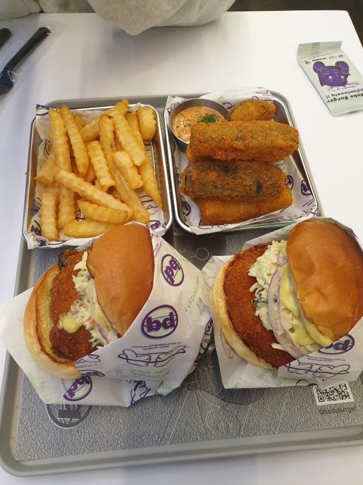  [성수 맛집] 와사비새우버거와 가지튀김이 맛있는 수제버거집 보다버거(Boda BURGER)