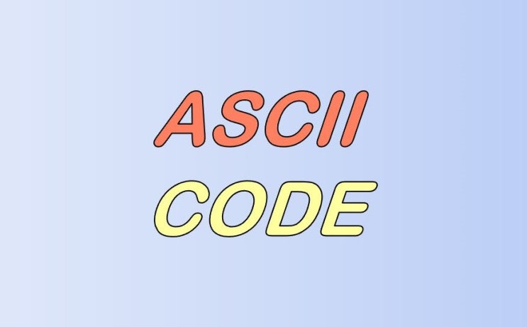  ASCII CODE 란?, 아스키 코드 표, 파이썬, C언어 예제