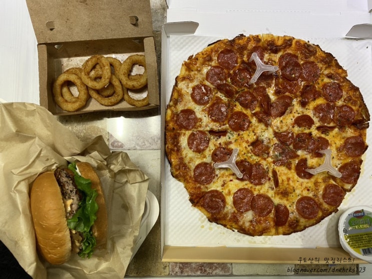  청라 주민이 시켜 먹는 미국 맛 나는 맛집 - 처비스 피자(1번째 배달)
