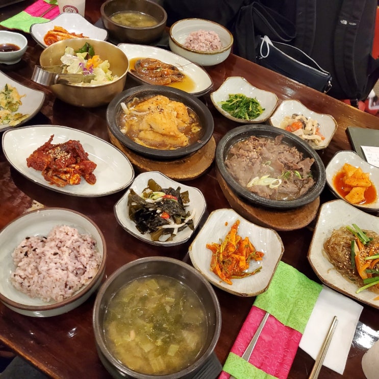  든든하게 한정식으로 남포동 큰집