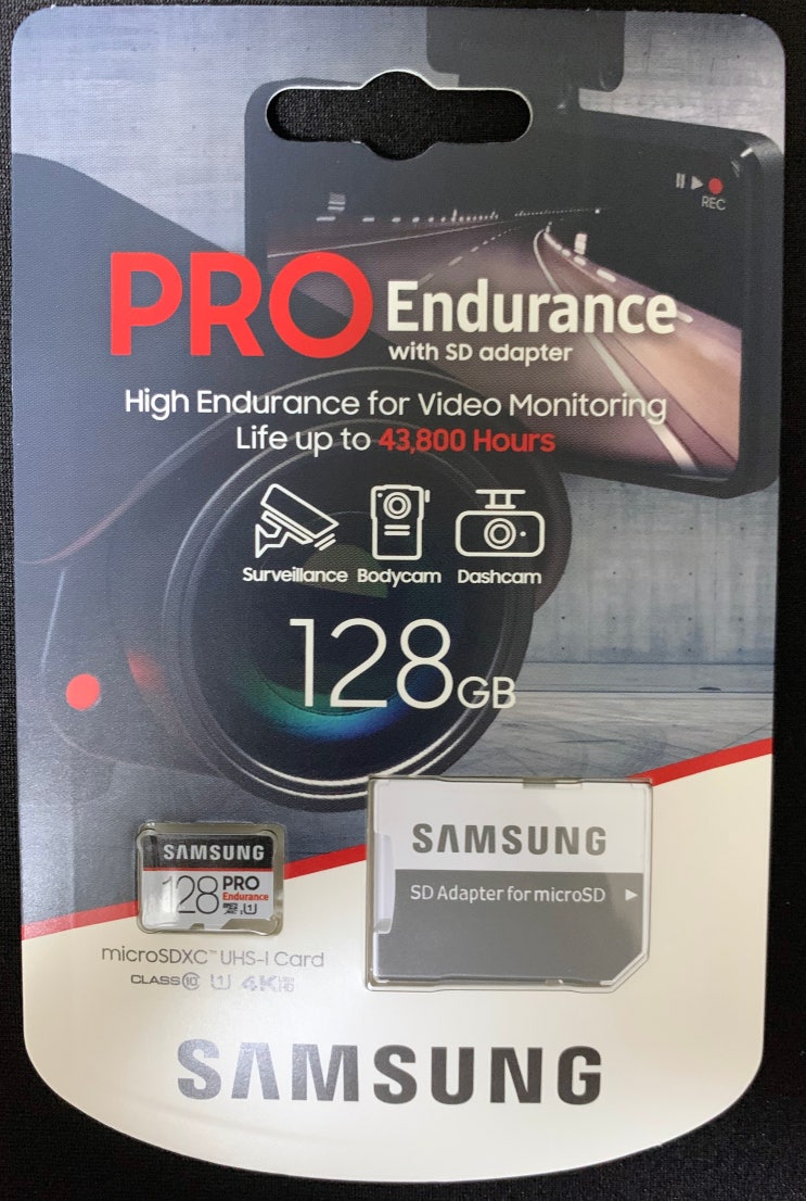 [microSD] Samsung PRO Endurance microSDXC UHS-I Card 128GB