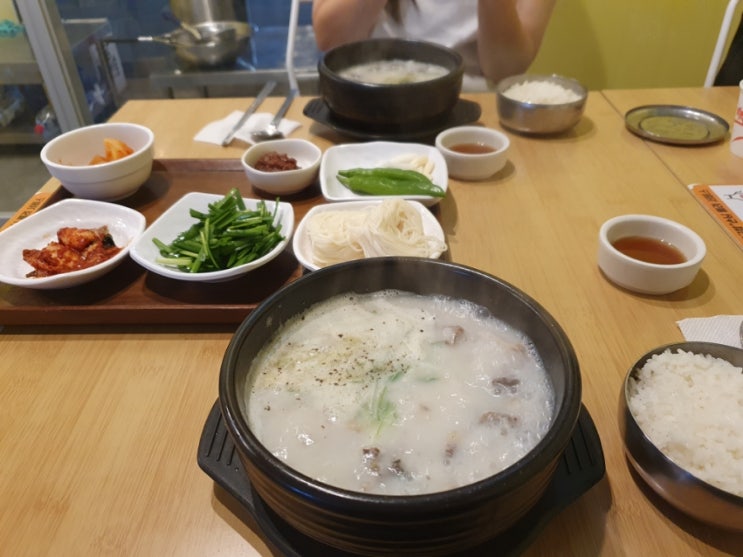 중랑역 뜨끈하고 담백한 키미노돼지국밥