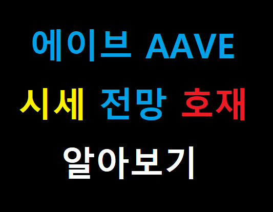  에이브 AAVE 시세 전망 호재 12월 호재