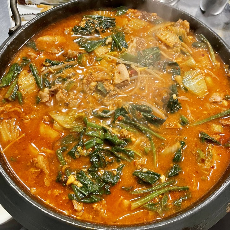  광안리막창집 대신에 갔던 건너편 문현곱창 곱창전골이 찐