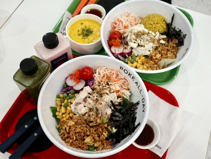  인하대역맛집 용현동샐러드 포케올데이 알차고 푸짐하다