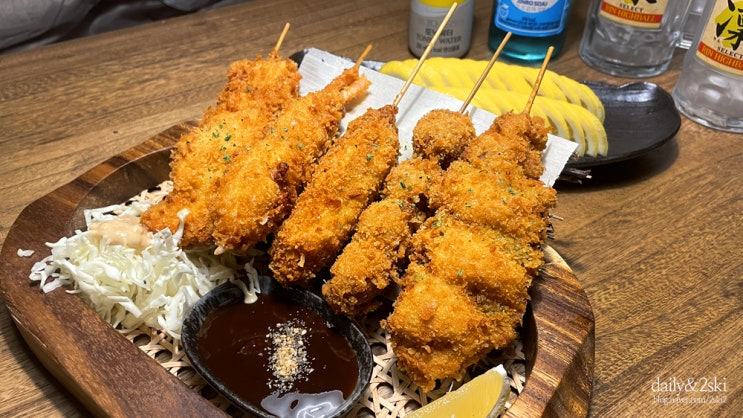  부산 동래 술집 도쿠도쿠 제대로인 쿠시카츠 맛집