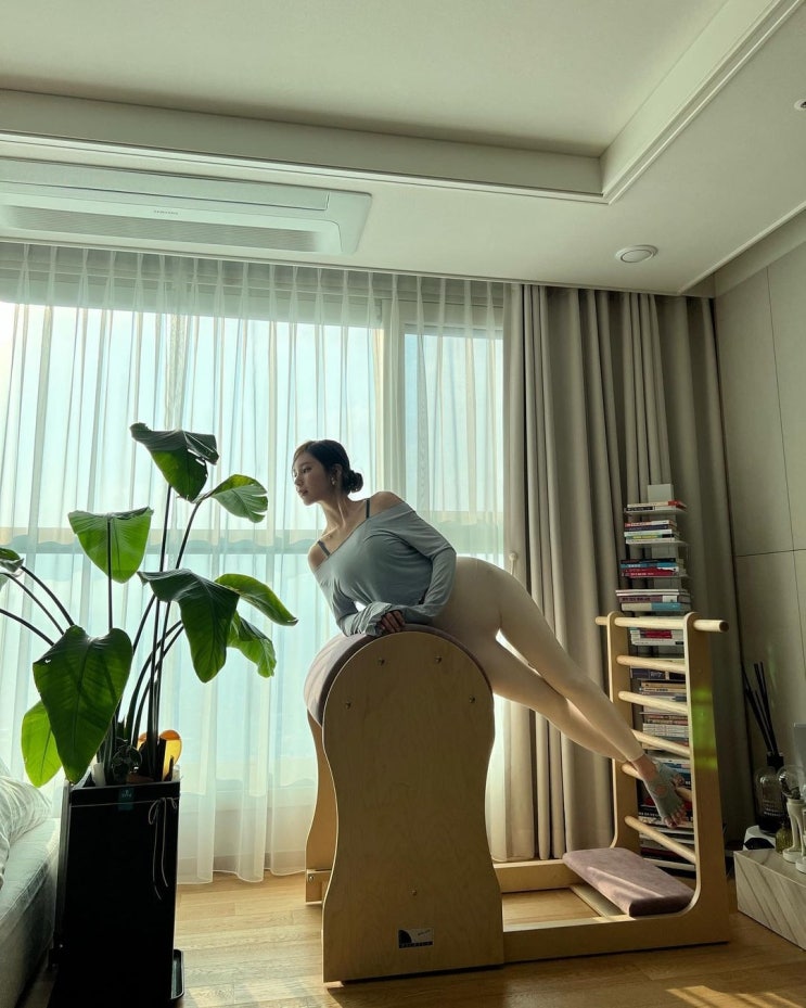 야옹이 작가, 레깅스 입고 집에서 필라테스 하는 모습...넘사벽 골반 라인 '눈길' 야옹이 작가, 레깅스 입고 집에서 필라테스 하는 모습...넘사벽 골반 라인 '눈길'