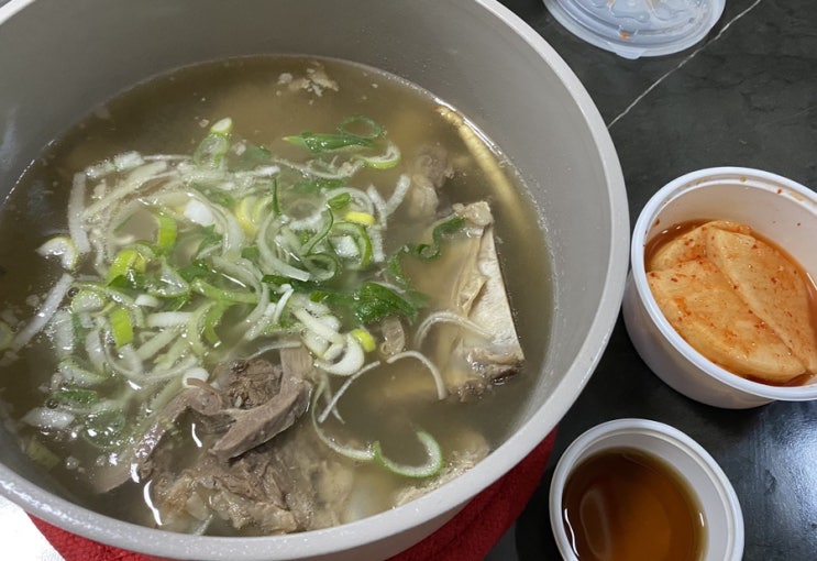  추운 겨울날엔 따끈한 갈비탕_김포 찬우물한우정육식당