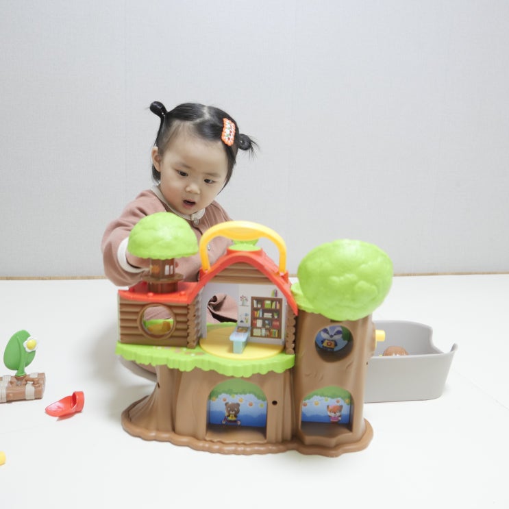  역할놀이로 애착형성하기 (클로로필 숲속학교세트)