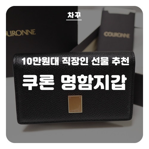 10만원대 직장인 선물 - 쿠론 명함지갑 RCACX21114