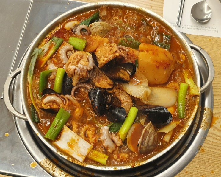  강릉역 맛집 해물닭볶음탕 맛애정