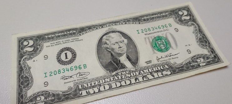 미국 2달러는 왜 행운의 상징이 되었을까???