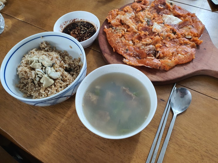  [삼배체 하프셀/마이어니스트테이블] 굴밥 굴김치전 굴갈비탕 굴요리 굴씻기