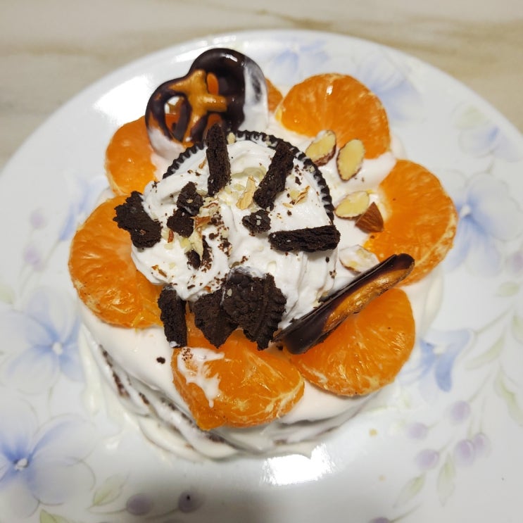  [홈케이크 만들기] 크리스마스 케이크 만들기 (휘핑직접...치기)