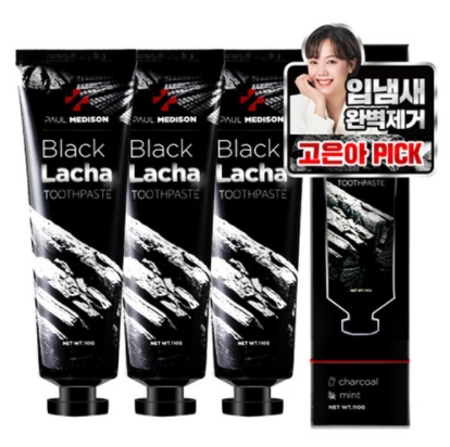  입냄새 제거 치약 폴메디슨 블랙 라차치약