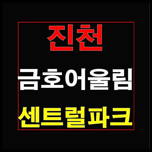  진천 금호어울림 센트럴파크 1월 청약일정