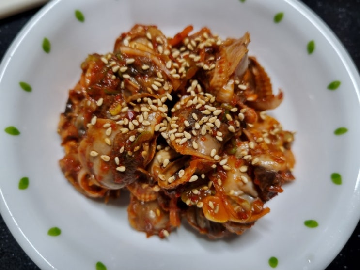  제철음식 꼬막요리 꼬막무침 꼬막비빔밥 쉬운양념비율 꼬막무침 황금레시피