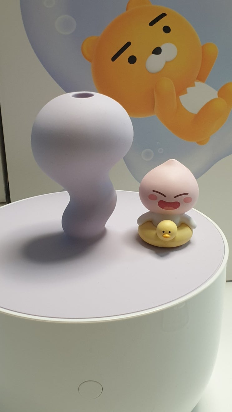  카카오프렌즈 : 카카오 어피치 초음파 가습기 시흥 롯데 프리미엄 아울렛에서 구매 후기 및 언박싱