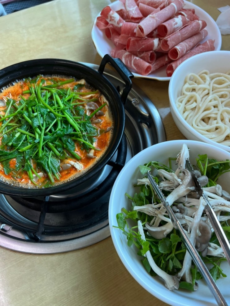  [오리역] 등촌칼국수 샤브샤브