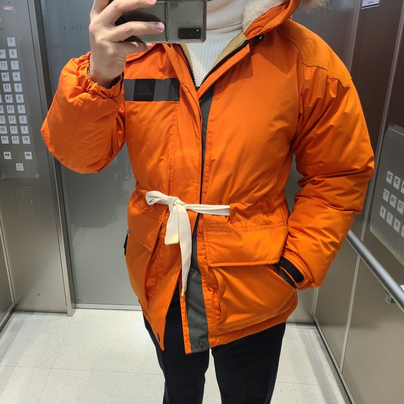 나이젤카본 에베레스트 패딩 따라 만든 뉴발란스 카메라맨 아웃도어 오렌지, 네이비, 블루 ....