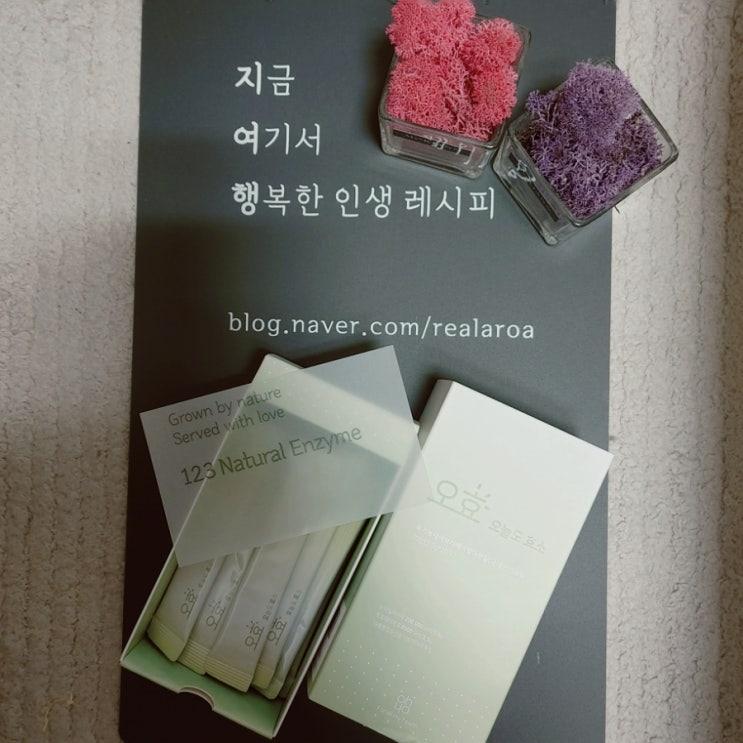  유기농 새싹보리 발아효소와 유산균까지 한번에! 오늘도 효소
