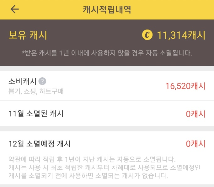  캐시워크 반 년동안 모은 캐시 플렉스 하기 feat.기프티콘