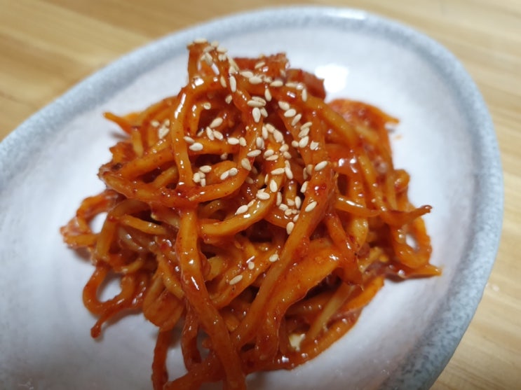  뚝딱 만드는 밑반찬/ 백종원 진미채(오징어채)볶음