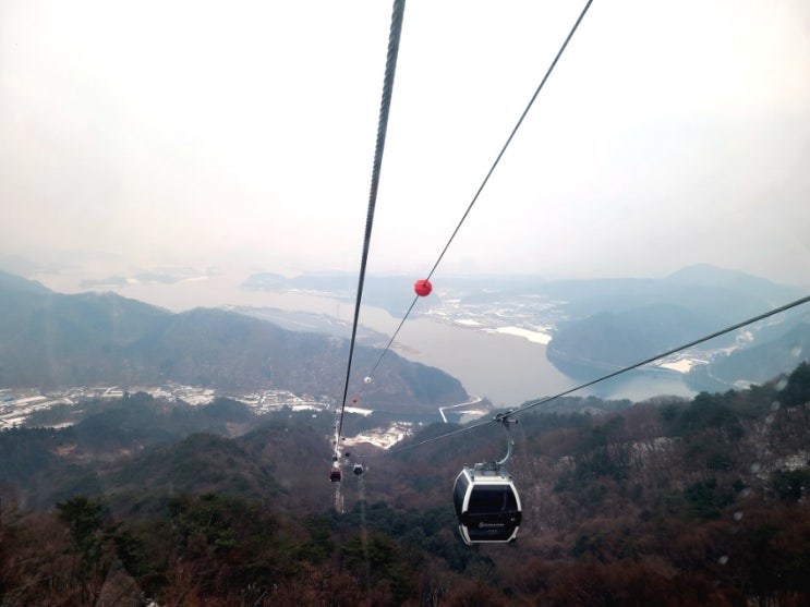 춘천 삼악산 호수 케이블카 그리고 눈덮인 북한강 (아이들과 춘천 여행)