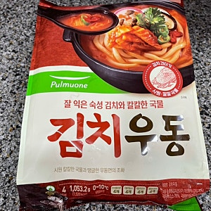 풀무원 김치우동 해장엔 그만이지
