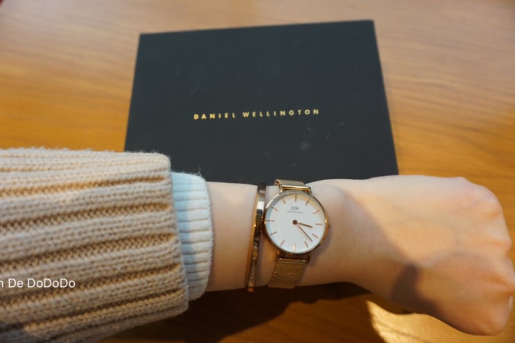  [내돈내산 Quick Review] 다니엘 웰링턴 로즈골드 시계 petit melrose 팔찌 세트