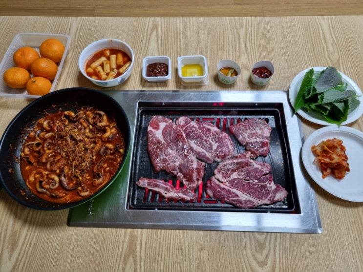  연천 알멕스랜드 캠핑장 리조트 고기파티with 다원미트 용두동맛집 용두동 할매쭈꾸미