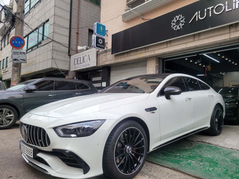 서울 광진구 / 로즈골드 캘리퍼도색 / 벤츠 AMG GT43