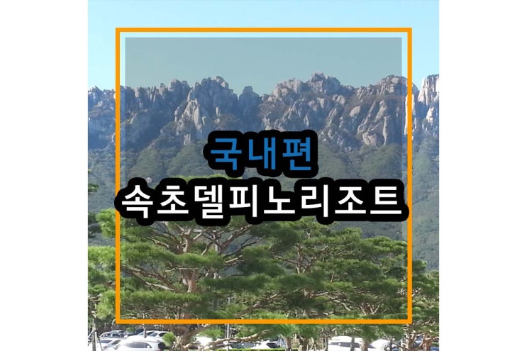  [속초] 델피노리조트 가족여행 후기