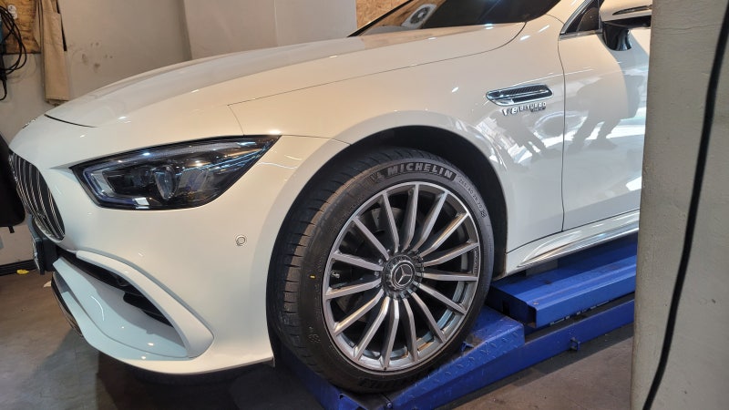 서울 광진구 / 로즈골드 캘리퍼도색 / 벤츠 AMG GT43