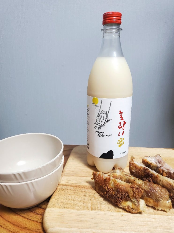  배혜정도가 호랑이 생 막걸리 쌀막걸리 750ml 6도 전통막걸리로 홈파티 즐기기