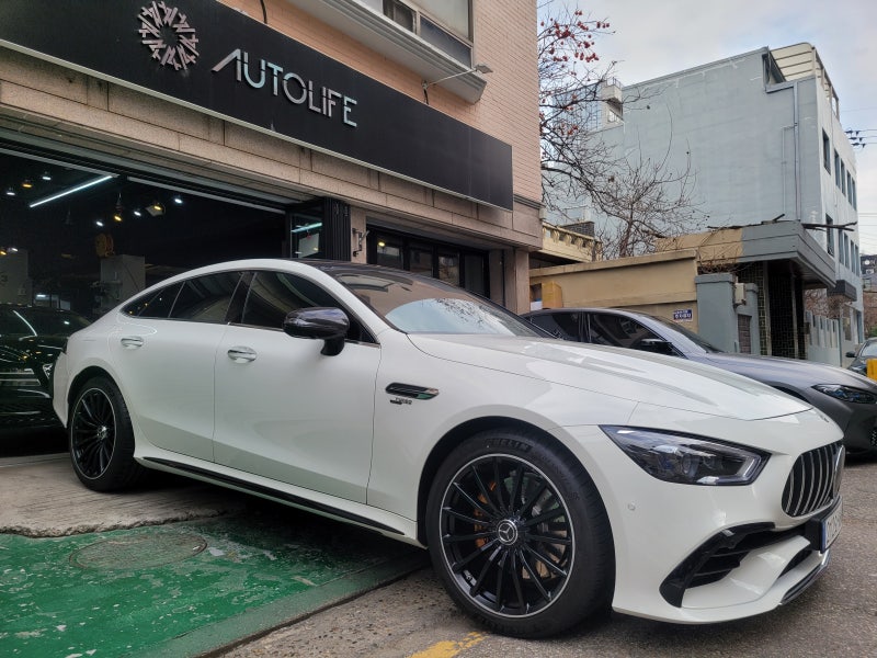 서울 광진구 / 로즈골드 캘리퍼도색 / 벤츠 AMG GT43