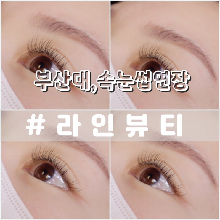  부산대 라인뷰티/ 부산대속눈썹연장 추천