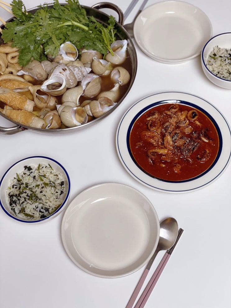  맛있게 매콤한 쭈구미볶음 밀키트 하린이네쭈꾸미