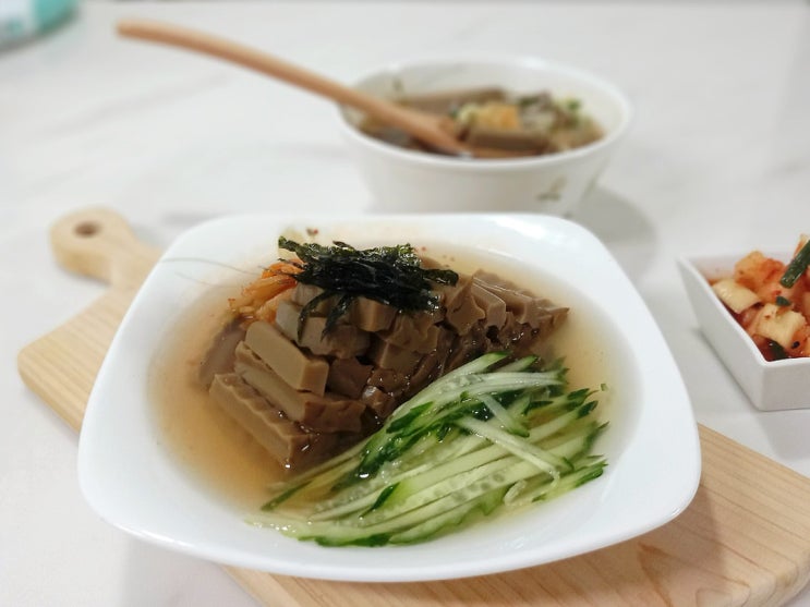  백종원 묵사발 만들기 냉면육수 하나로 묵밥까지