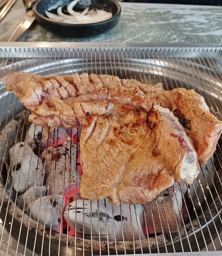  리뷰 맛집 강릉 교동 택지 돼지갈비 택지골 수제 생갈빗집