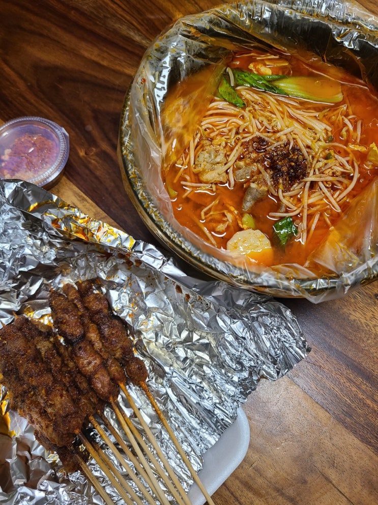  [중식] 김해배달맛집 - 이 집 양꼬치는 찐사랑입니다ෆ  마라탕 양한마리