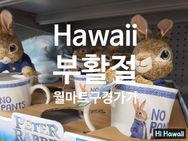  하와이 부활절 토끼와 에그 헌트 (이스터 Easter) _하와이 월마트 구경하기