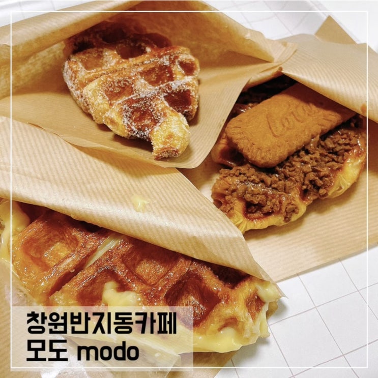  창원반지동카페 모도; 창원 신상 크로플맛집 modo