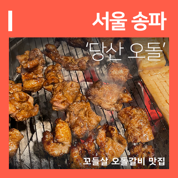 잠실새내 고기집 당산 오돌 (feat. 신천 고기집 수요미식회 추천 )